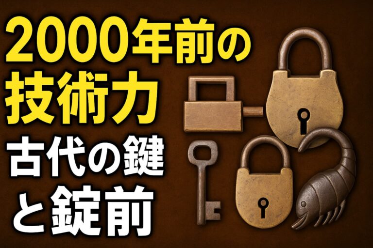 【2000年前の技術力に驚愕!世界中の古代の鍵と錠前まとめ | ビバラク
