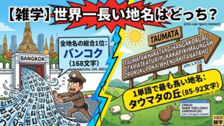 世界一長い名前のギネス記録とは？寿限無を超える実在の人名からバンコク・超長文地名まで徹底解説